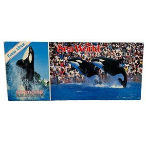 Sea World Postcard Mini Photos Booklet Vintage 70s San Diego CA 7 Postcards